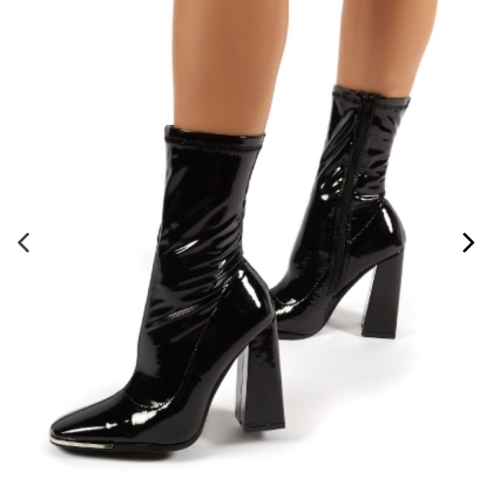 Public Desire Vinyl Booties